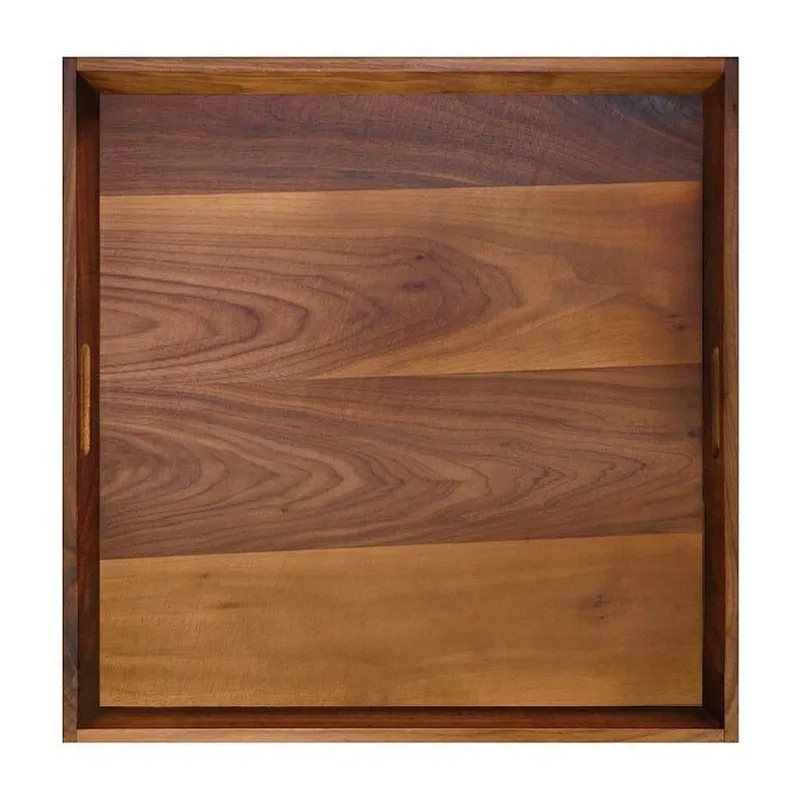Small Wood Tray Farmhouse Decor Table Decor wooden tray 24 x 24 wooden  Tray
