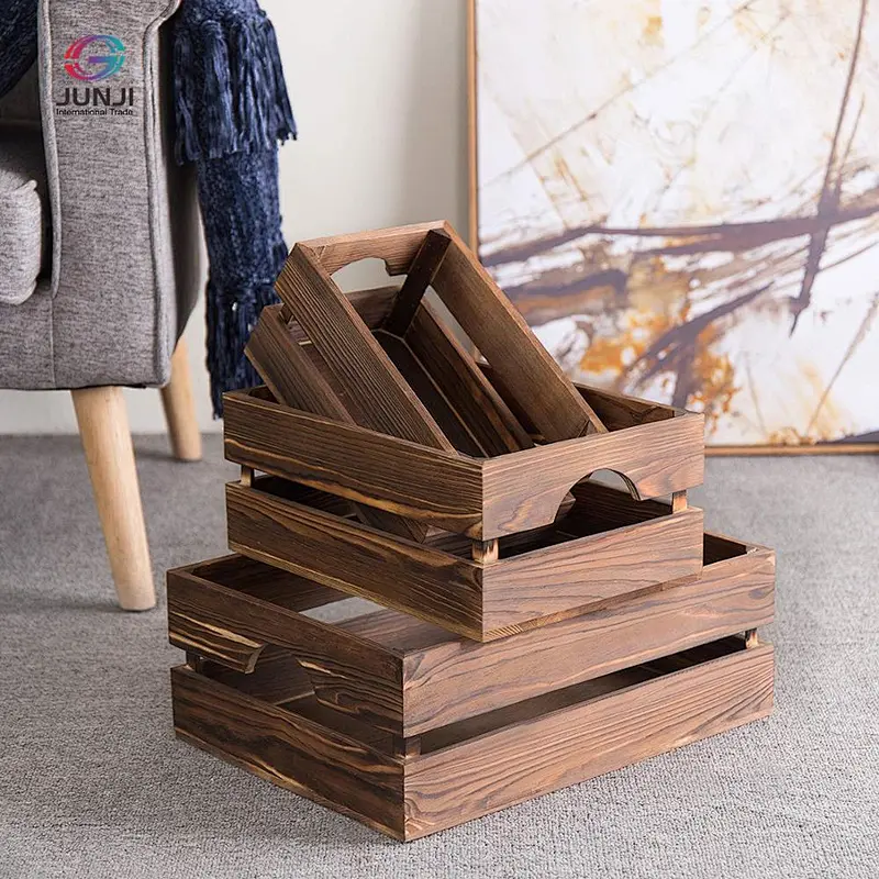 Wooden storage crates wood crate wooden crates