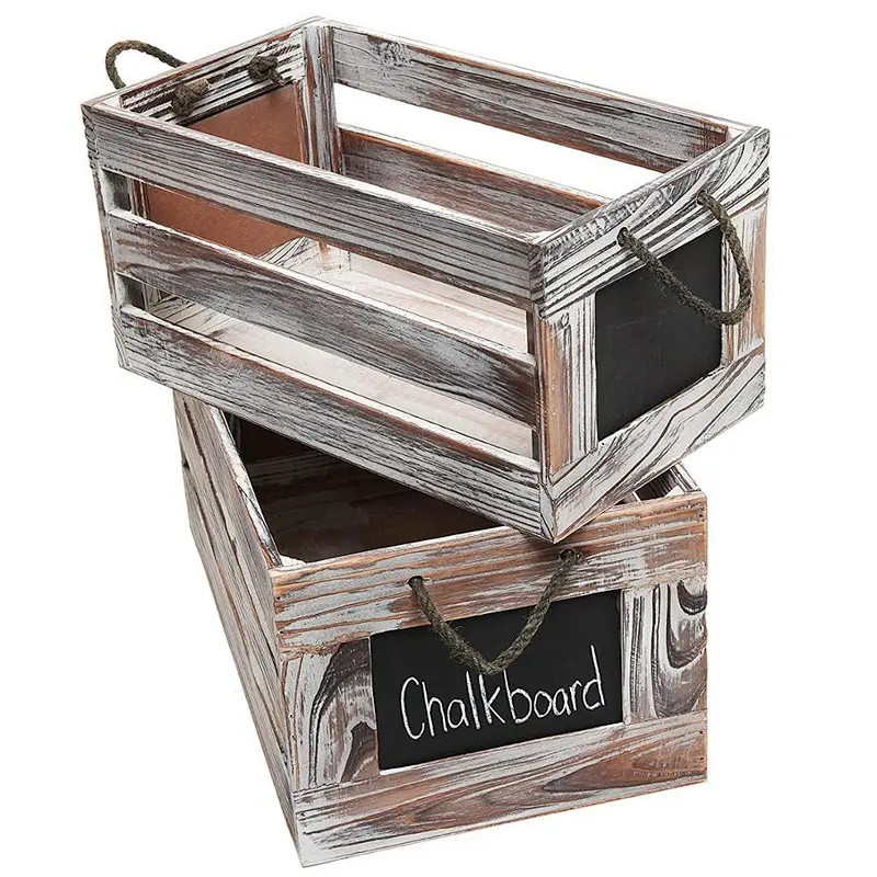 Rustic personalized customized cheaper Antique storage tool Nesting Wood Finish Decorative Boxes, Nesting wooden Storage Crates
