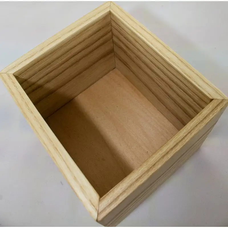 Beautiful Continuous Grain Highly Figured Ash Solid Wood Boxes,handmade wooden box
