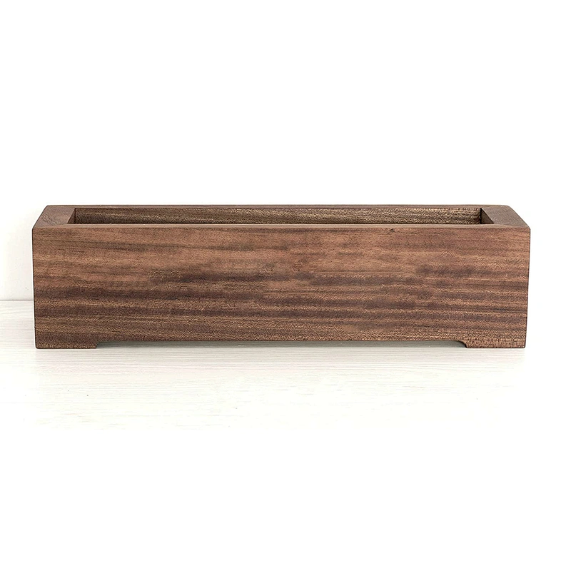 wood box woodland succulent planter flower wedding centerpiece box rustic pot vases for wedding wooden boxes rustic wedding gard