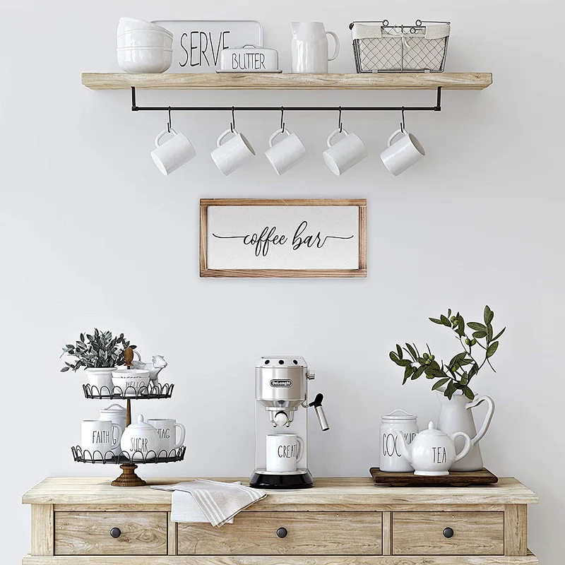 Coffee Sign|Coffee Bar Sign | Kitchen Wall Decor Sign