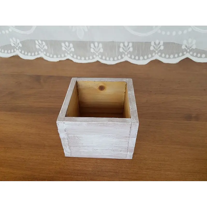 Small wood box Wooden box Wood box Rustic wedding decor Rustic centerpiece Country wedding decor Shabby chic