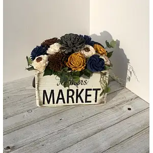 Farmhouse Wooden Sola Wood Box Storage  Vintage Herb Boxes For Home Decor Wooden Craft Boxes Crate Boxes Wooden Handmade