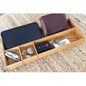 Rustic storage Rustic Trays for Eating Tea Dinner Serving Coffee Table Couch