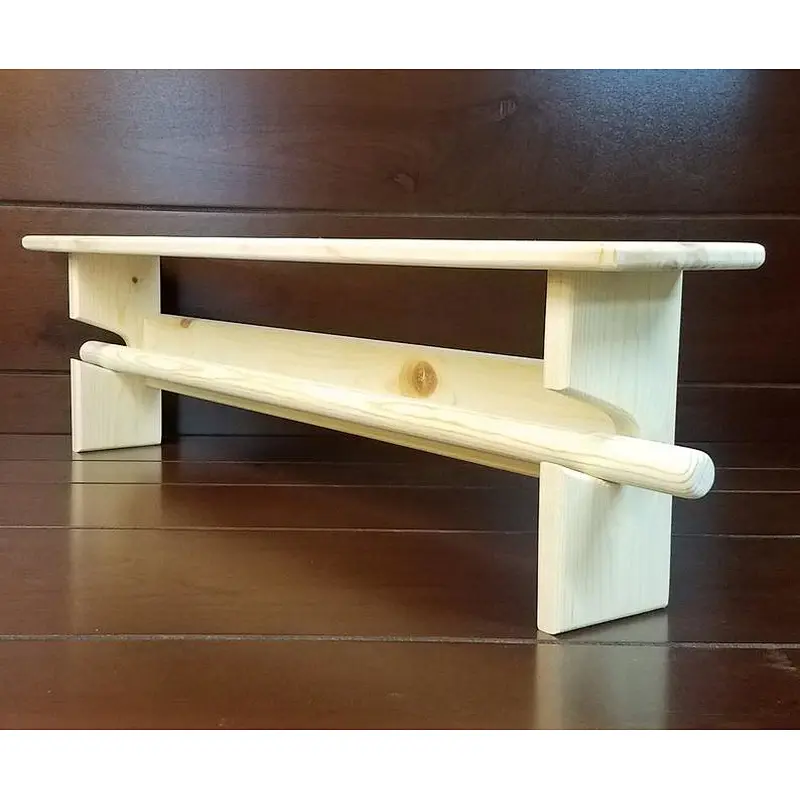 Quilt Rack Wall Mount - Quilt Rack with Shelf - Quilt Room Decor
