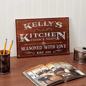 Wooden display sign wooden sign plaque blank customize sign in wood