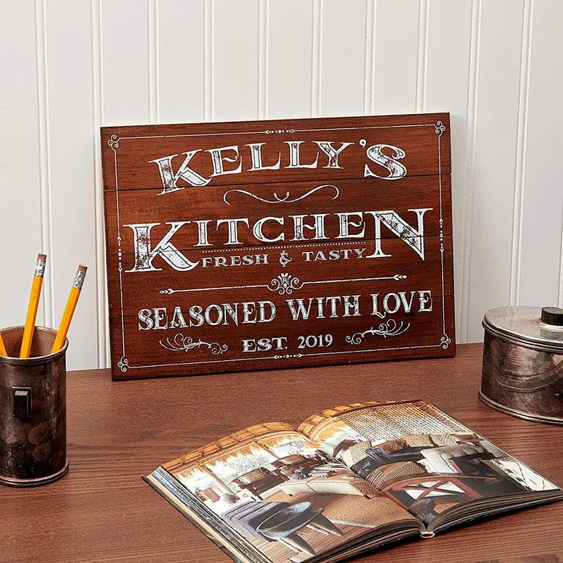 Wooden display sign wooden sign plaque blank customize sign in wood