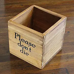 Wooden Flower Planter Flower Pot Designed for Outdoor & Indoor Perfect Gift Idea at Any Time of The Year