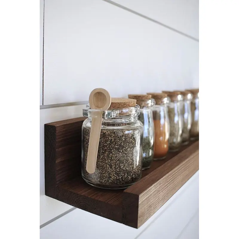 Shelf mount wall bracket wood decorative