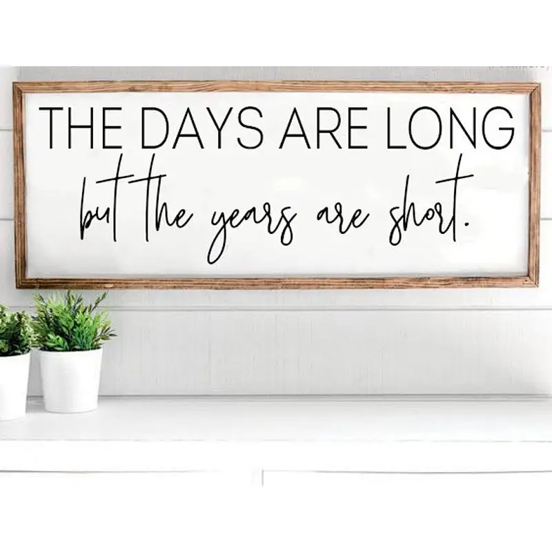 Farmhouse Wooden Sign Wooden Home Sign Housewarming Present Rustic Chic Decor Wooden Quote Sign