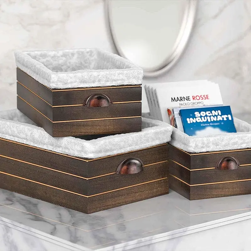 unfinished rank  Apple crate box tool Storage with ChalkboardHome Decor Wooden Crates with Linerand Display with Handles