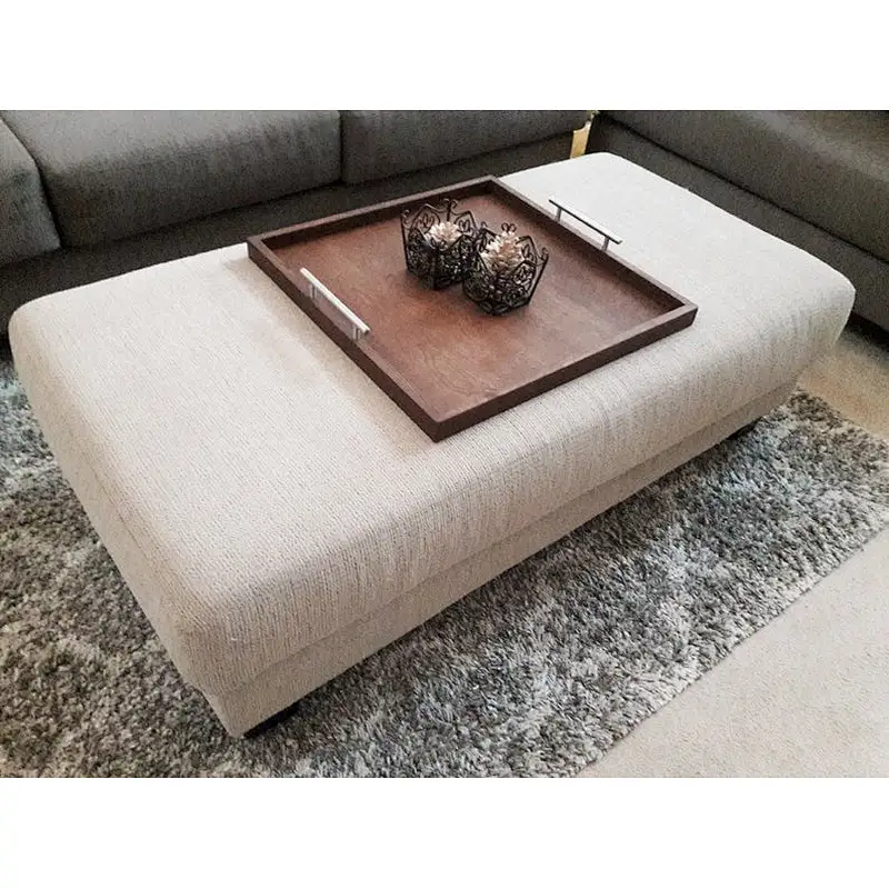 MODERN Ottoman Tray Oversized Wooden Tray  Square Coffee Table Tray 24 x 24
