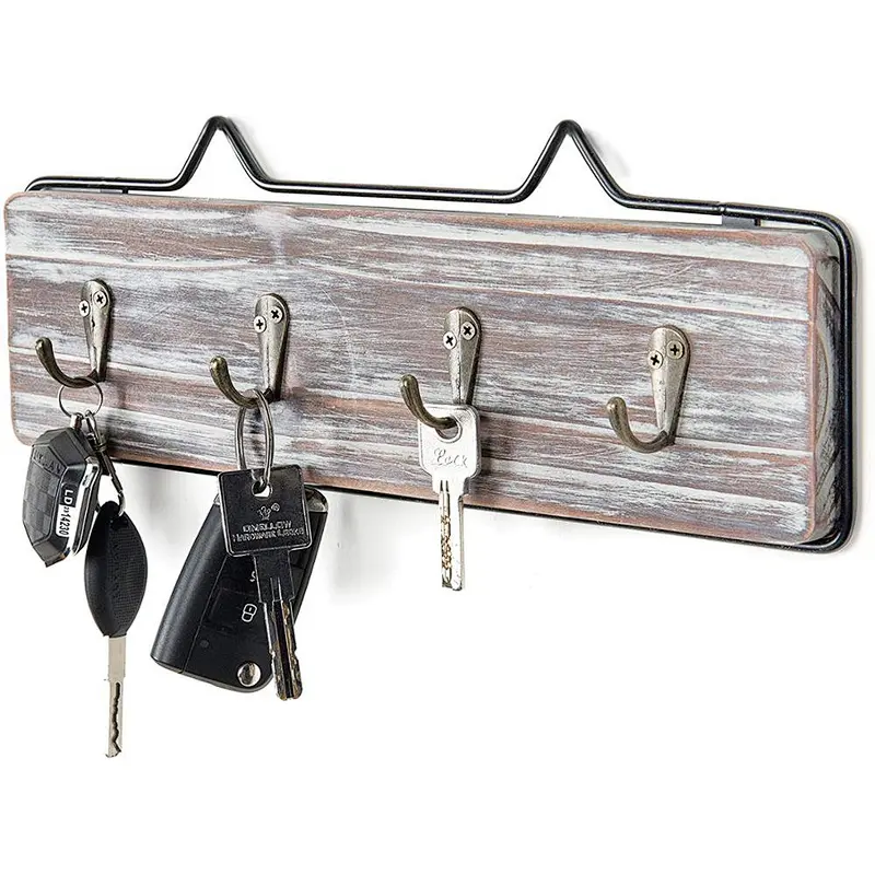 Rustic wood floating wall shelves home decor wall shelf for living room shelf mount wall bracket wood decorative