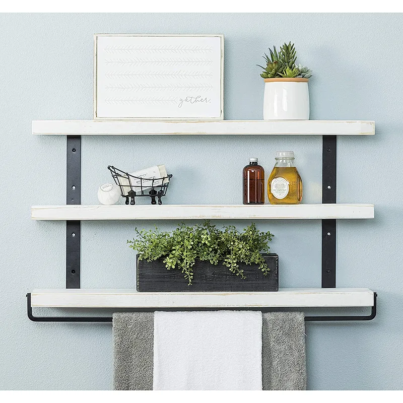 Nursery shelf  nursery decor floating shelf  hanging shelves   wood home decor  modern decor rope shelf