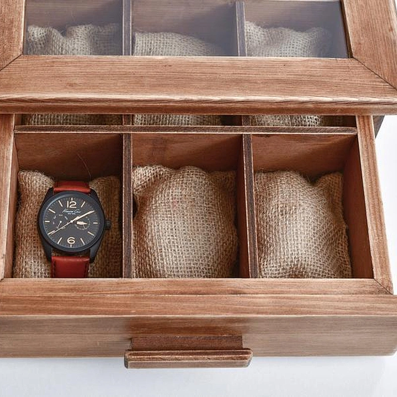 Watch box - for 6 watches | wood watch box  watch holder  handmade