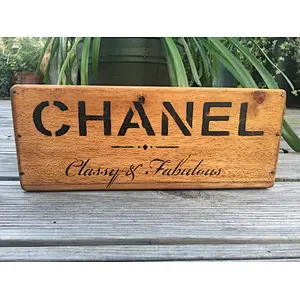 2020 Vintage  Wooden Handcrafted Rustic Storage Box
