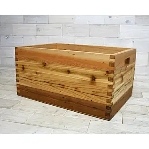Rustic decoration wholesale cheaper unfinished personalized customized big delicate Reclaimed Wood Box
