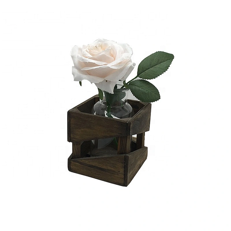 Wood Flower planter & Planters Solid Wood Flower Pots