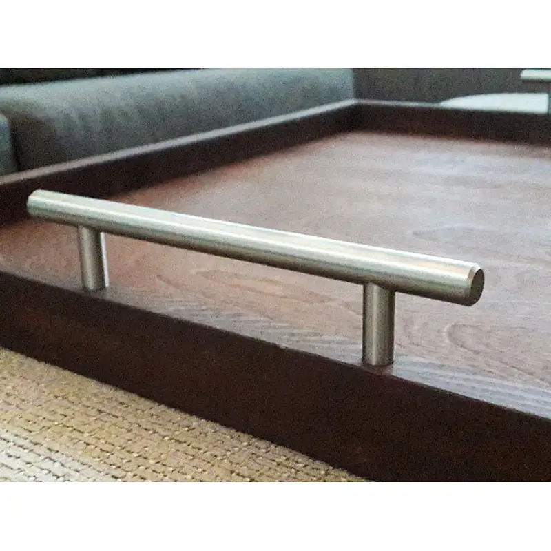 MODERN Ottoman Tray Oversized Wooden Tray  Square Coffee Table Tray 24 x 24