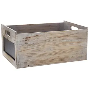 Decorative Crate Gray Home Decor Accessories