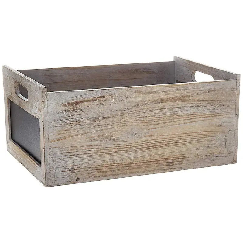Decorative Crate Gray Home Decor Accessories