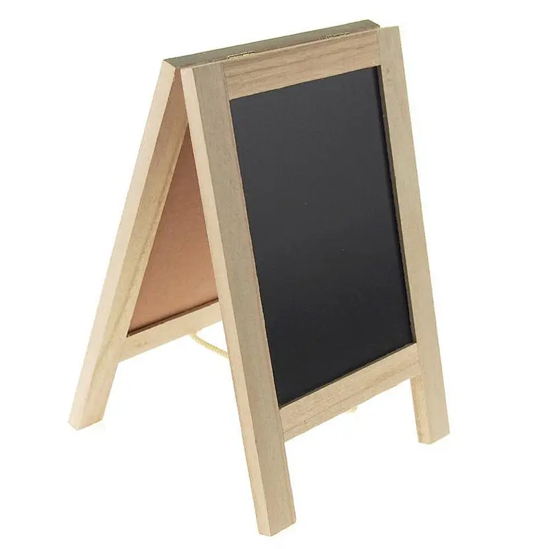 Wooden A-board Engraving, Sandwich board, Pavement sign