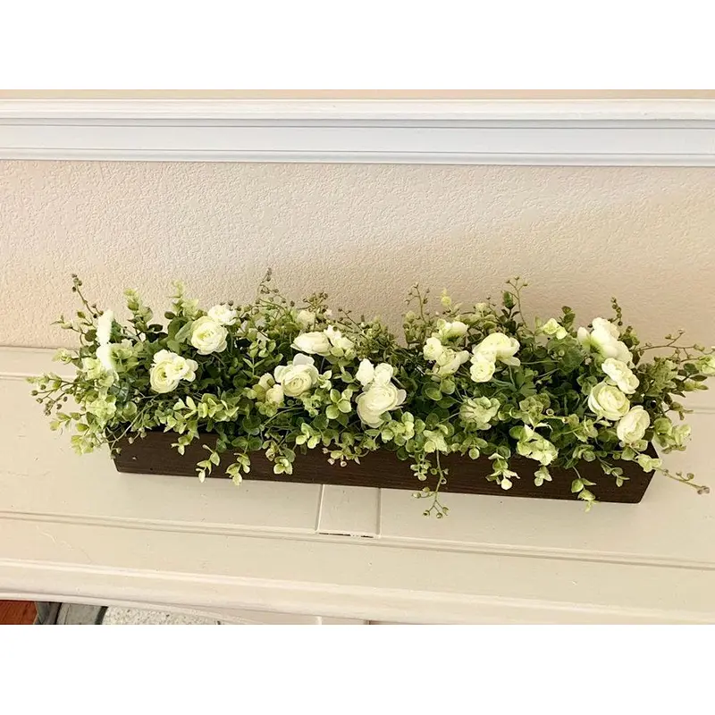 2020 Wood Planter Box Great for Succulent Cactus Herbs Wooden Gift Flower Pot Wooden Planter Box