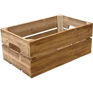 Shallow Wood Crate wooden storage crates wooden crate for vegetables shabby chic wooden crate wooden beer crates