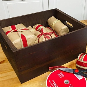 Rustic Storage  Wooden  Box