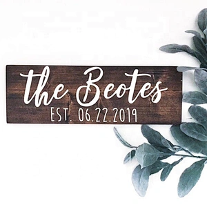 Wedding Decor Wood Sign customize sign in wood plaque blank wood sign vintage for hotel home wall hanging warmomg