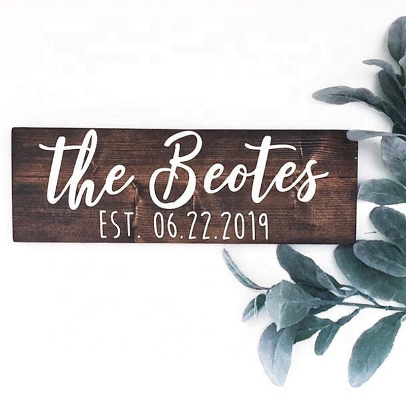 Wedding Decor Wood Sign customize sign in wood plaque blank wood sign vintage for hotel home wall hanging warmomg