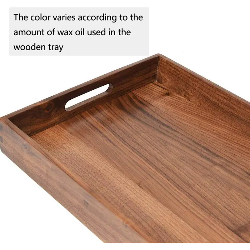 Wooden Tray Ottoman Tray