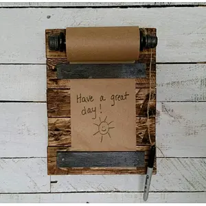 Reclaimed Wood Memo Board-Message -Farmhouse Pallet Wood Memo Board-Kitchen Memo Board