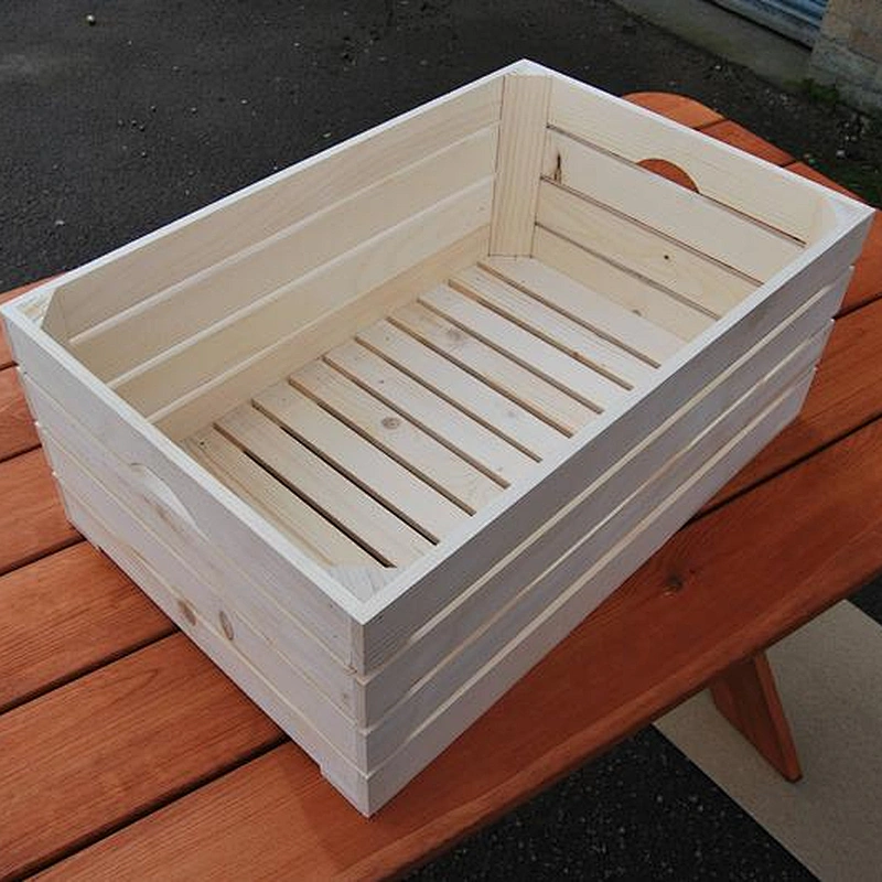 Wooden Crates with rope Handles Home rustic decor