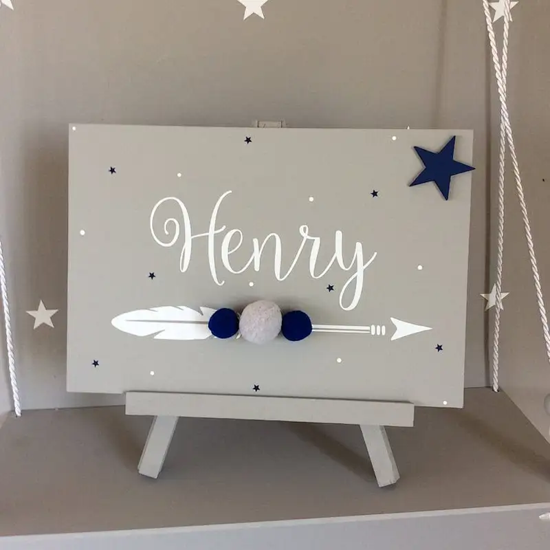 nursery sign freestanding letter name wooden  signs baby name wooden signs