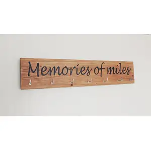 personalised  hanger, running display hook, medal storage wall,wooden hooks