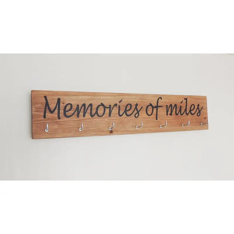 personalised  hanger, running display hook, medal storage wall,wooden hooks
