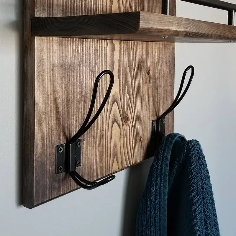 Floating Shelf Organizer 3 Tier Bathroom Shelf Towel Rack Entryway Organizer Bathroom Organizer