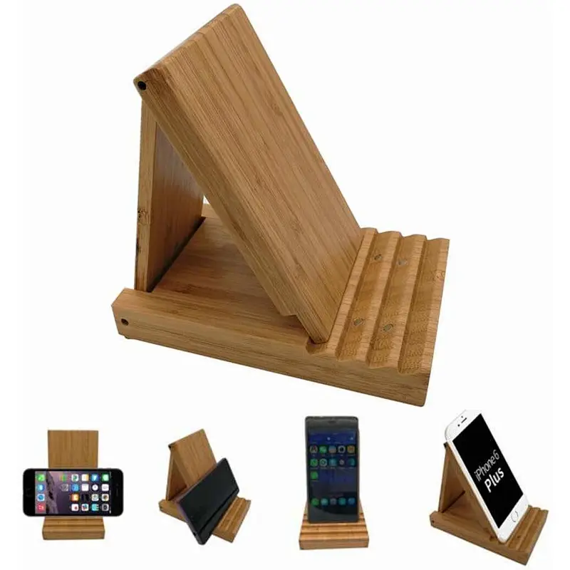 Mens wood phone docking station desk mobile phone holder wood phone docking station wireless charge