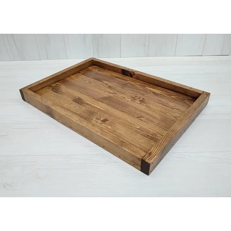 Extra Large Ottoman trays making fantastic trays for wood tray