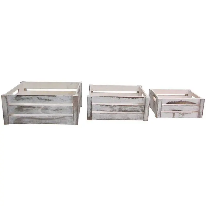Wooden crate box shabby chic wooden crate wooden crates grey