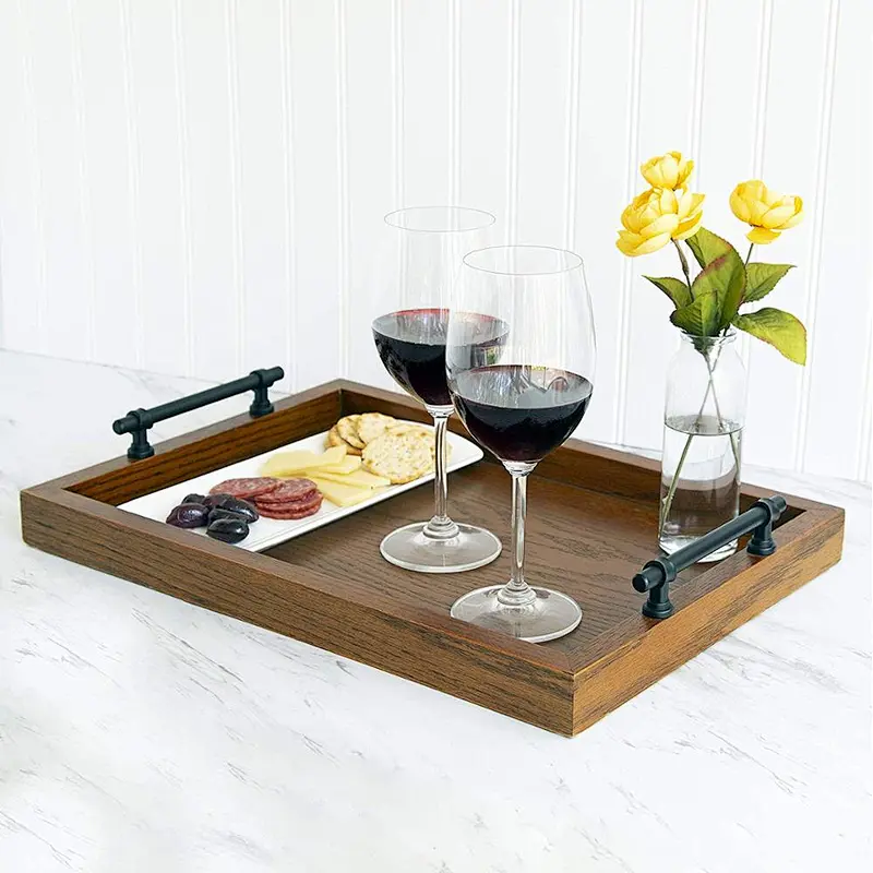 Wooden Trays and Boxes Large Wooden Trays Wooden Dry Fruit Tray