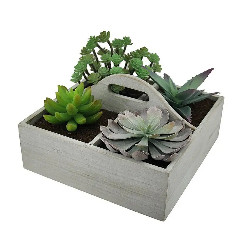 Wood Planter Box Set, Country Style, Home and Wedding-Garden Wooden Box