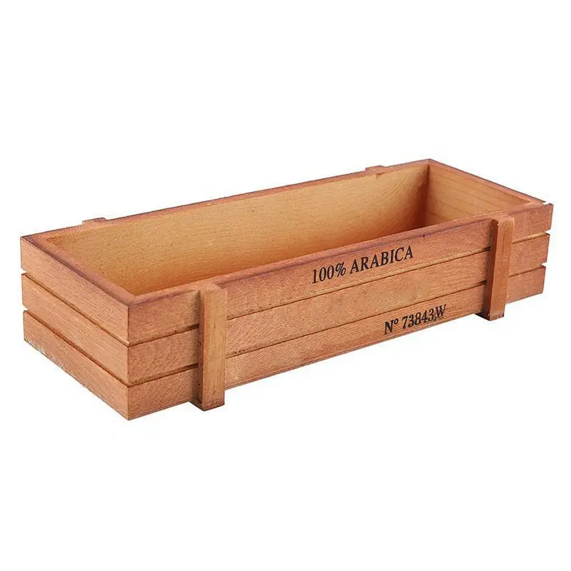 Vintage Wooden Flower Planter