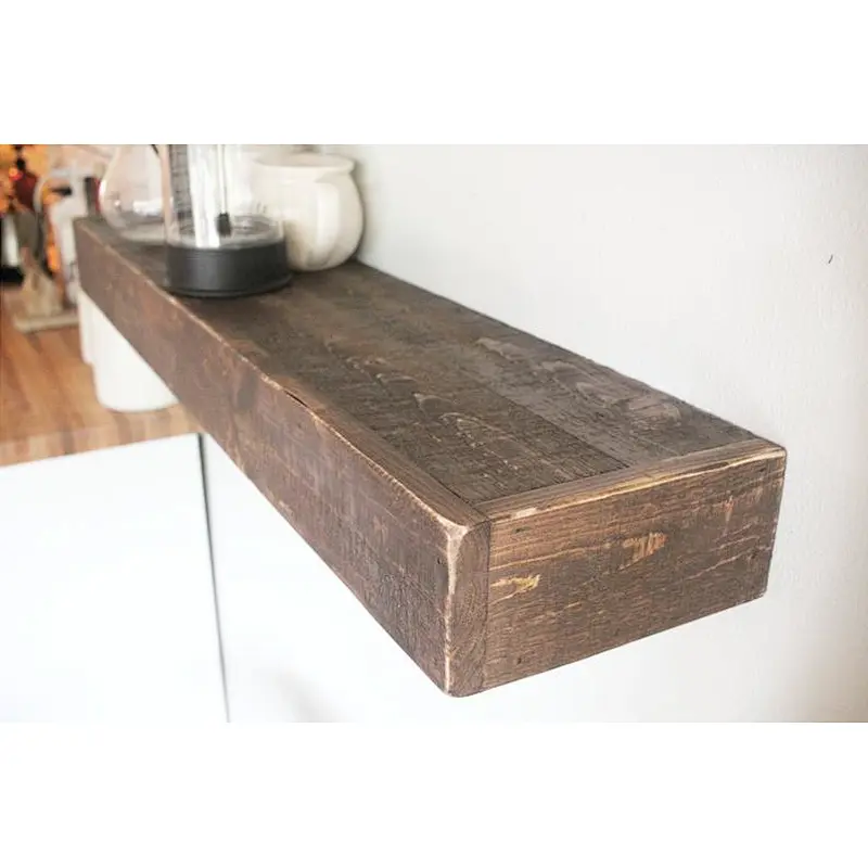 Wood Floating Shelves, Reclaimed Wood, Shelf,Rustic, Wall, Wooden,  Vintage, Farmhouse, Furniture