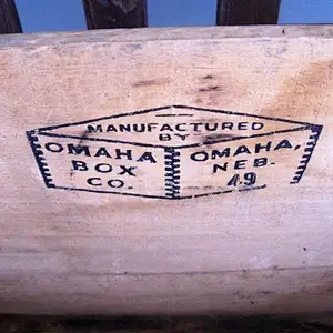 Vintage Roberts Dairy Milk  wooden Crate