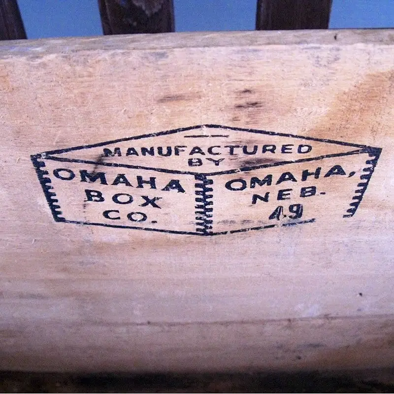 Vintage Roberts Dairy Milk  wooden Crate