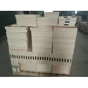 Hot sale exhibition 2020  Natural Unfinished Wooden Serving Tray