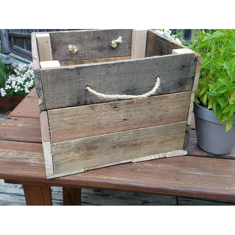 Rustic Wooden Box with Vintage,Personalized Gift Box Rustic Wooden, Dog Toy Crate, Storage Basket,wooden boxes
